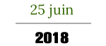 titre 25 juin 2018 brut